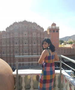 View of Hawa Mahal from the Tattoo cafe, Jaipur weekend itinerary