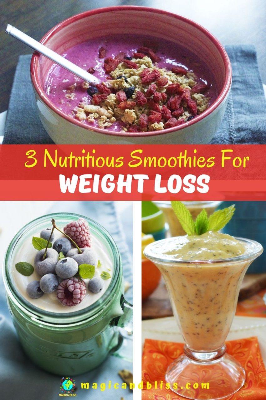 Easy smoothie recipes & template for a healthy breakfast | Magicandbliss