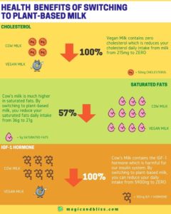 Plant based milk vs cow milk - Health benefits