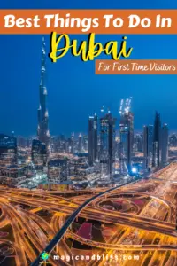 10 Best Things to do in Dubai You Absolutely Can't Miss. This is the best Dubai Travel Guide for first time visitors. Don't miss these 10 experiences for the best the city has to offer. You will fall in love with Dubai! | Dubai Travel Guide | What to do in Dubai | best things to do in Dubai | Dubai Itinerary | Dubai Bucket List |